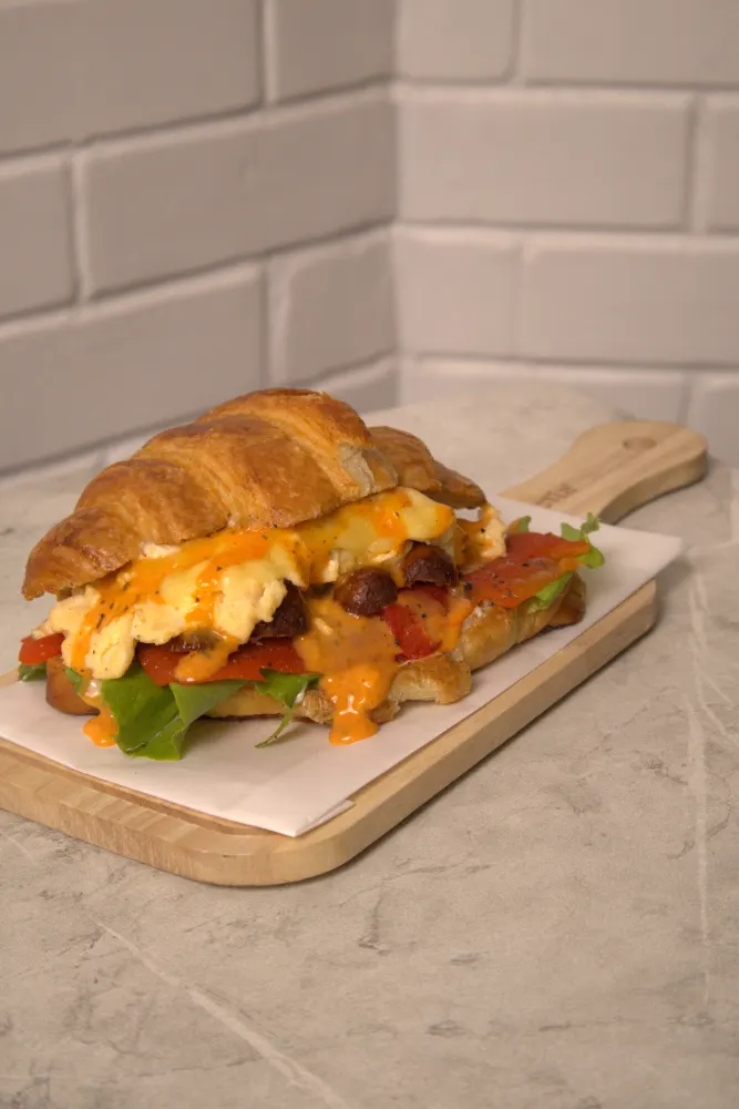 Egg & Sausage Croissant