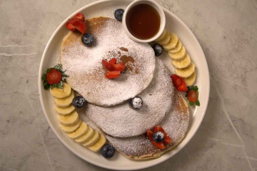Strawberry Banana Pancakes