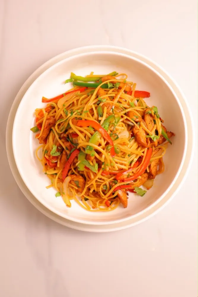 Chow mein chicken